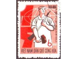 Vietnam 1966 1.máj svátek práce, Michel č.443 raz.