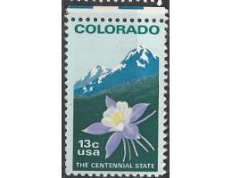 USA **Mi.1299 100 let Colorada, flora - orlíček