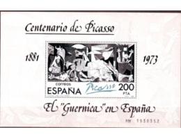 Španělsko 1981 Guernica, obraz od Picassa, Michel č.Bl.23 I 