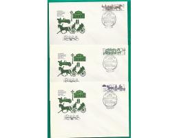 SSSR FDC Mi.5132-37 Moskevská doprava 19. a 20. století 6x