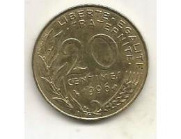 Francie 20 centimes 1996 (12) 4.79