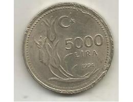 Turecko 5000 lira 1994 (12) 7.32