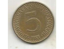Jugoslávie 5 dinara 1983 (12) 3.04