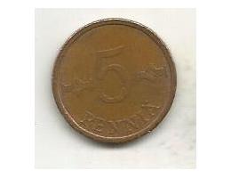 Finsko 5 penniä 1970 (13) 3.78