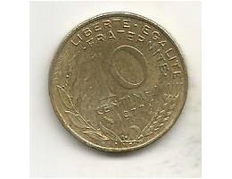 Francie 10 centimes 1977 (14) 3.04