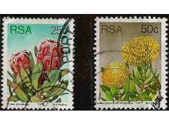 Jižní Afrika o - r.1977 - flóra - květiny 2x /3