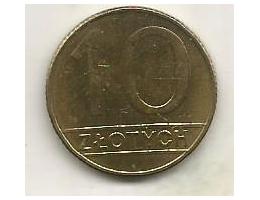 Polsko 10 zlotych 1989 (15) 4.19
