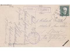 POŠTOVNA  ČERCHOV=ČESKÁ KUBICE=ŠUMAVA/rok1937*c7196