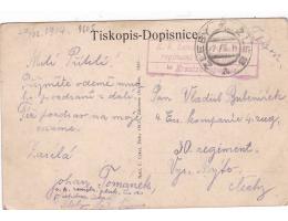 ŽLEBY=KUTNÁ HORA=FELDPOST=rok1914*c9605