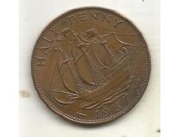 Spojené království ½ penny, 1967 (A22)