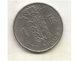 Belgie 1 frank, 1977 BELGIQUE (A22)