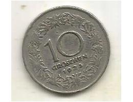 Rakousko 10 grošů, 1925 (A22)