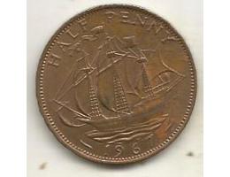 Spojené království ½ penny, 1967 (A22)