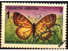 Uzbekistán 1992 Motýl Michel č. 2(!!!!), **