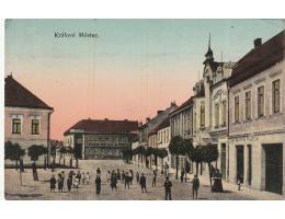 MĚSTEC KRÁLOVÉ ZLATÁ OKNA 1914  NAKL. VÍZEK  VLAKOVKA °HC629