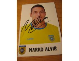 Marko Alvir - NK Domžale - orig. autogram