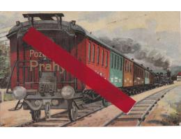 Skládačka Prahy ukrytá v posledním vagóně - PRAHA - vlak