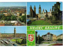 HRADEC KRÁLOVÉ ERB AUTO AUTA AUTOBUS PRESSFOTO