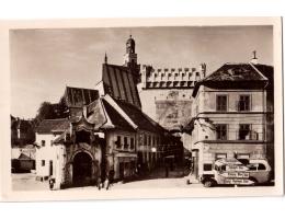 Šumava Prachatice autobus rozcestník cca r.1953  ***53606I