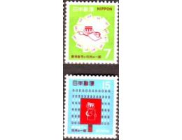 Japonsko 1969 Poštovní kody, Michel č.1043-4 **