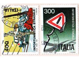 Itálie 1984 Dopravní nehody,  Michel č.1867-8 raz.