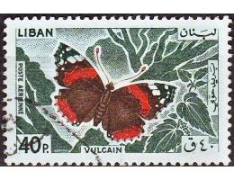 Libanon 1965 Motýl, Michel č.902 raz.