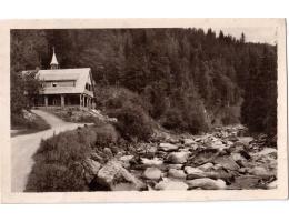 Šumava restaurace na Vydře Turnerova chata r. 1950   °53616N