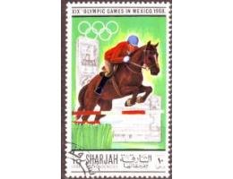 Sharjah 1968 OH Mexiko, Jezdectví, Michel č.489 raz.