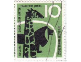 NSR o Mi.0288 100 let ZOO Frankfurt, fauna - žirafa