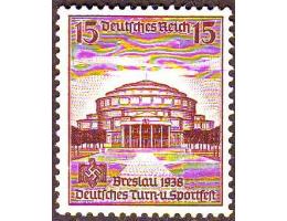 Německo Reich 1938 Sportovní hala, Michel č.668 **