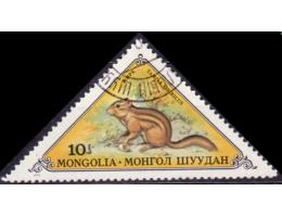 Mongolsko o Yv.0678,680  2x fauna - kožešinová zvířata