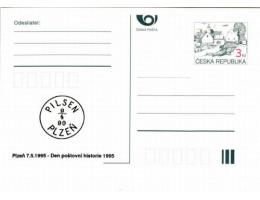 Den poštovní historie Plzeň 1995 CDV D *