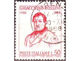 Itálie 1968 Giacchino Rossini, skladatel, Michel č.1282 raz
