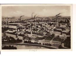 PLZEŇ + TOVÁRNA  /rok1940?*BE718