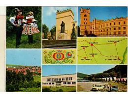VLČNOV KROJ  MAPKA UH. BROD BOJKOVICE, NIVNICE ST. HROZENKOV