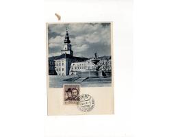 obrazová dopisnice raz.Kroměříž r.1948,O8/158