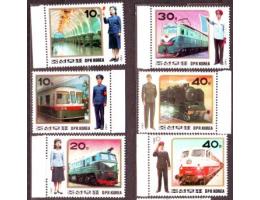 Severní Korea 1987 Lokomotivy, železnice, metro, Michel č.28
