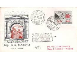 San Marino 1962 Europa CEPT, Michel č.749 FDC