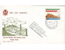 San Marino 1966 Návštěva Italského prezidenta Saragata, Mich