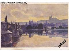 406335 Praha - Karlův most umělecká dopisnice