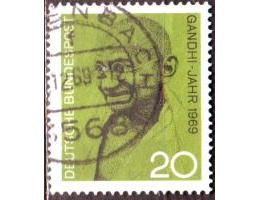 BRD 1969 Mahatma Gandhi (1869-1948),  Michel č.608 raz.