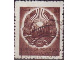 Rumunsko 1949 Státní znak,  Michel č.1219 raz.