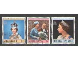Královna Elizabeta - Jersey Mi 157 - 159