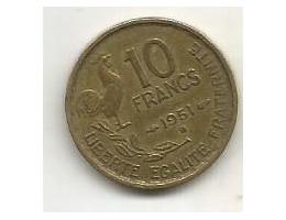 Francie 10 francs 1951 B (17) 5.58