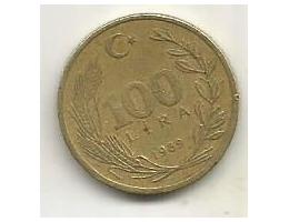 Turecko 100 lira 1989 (17) 3.05