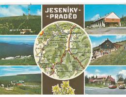 JESENÍKY= PRADED +MAPA /rok1955-90?*UF6235