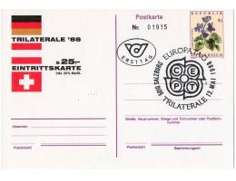 číslovaná FDC dopisnice r.1988,O12/88