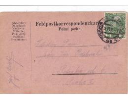 FELDPOST OD VOJÁKA=DO PRAHA=rok1915*c9730