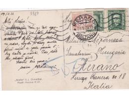 PLZEŇ DO ITALIE= DOPLATIT =rok1928*c9964