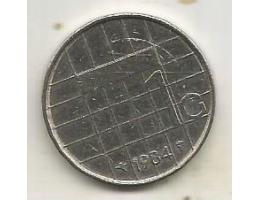 Netherlands 1 gulden, 1984 (x)